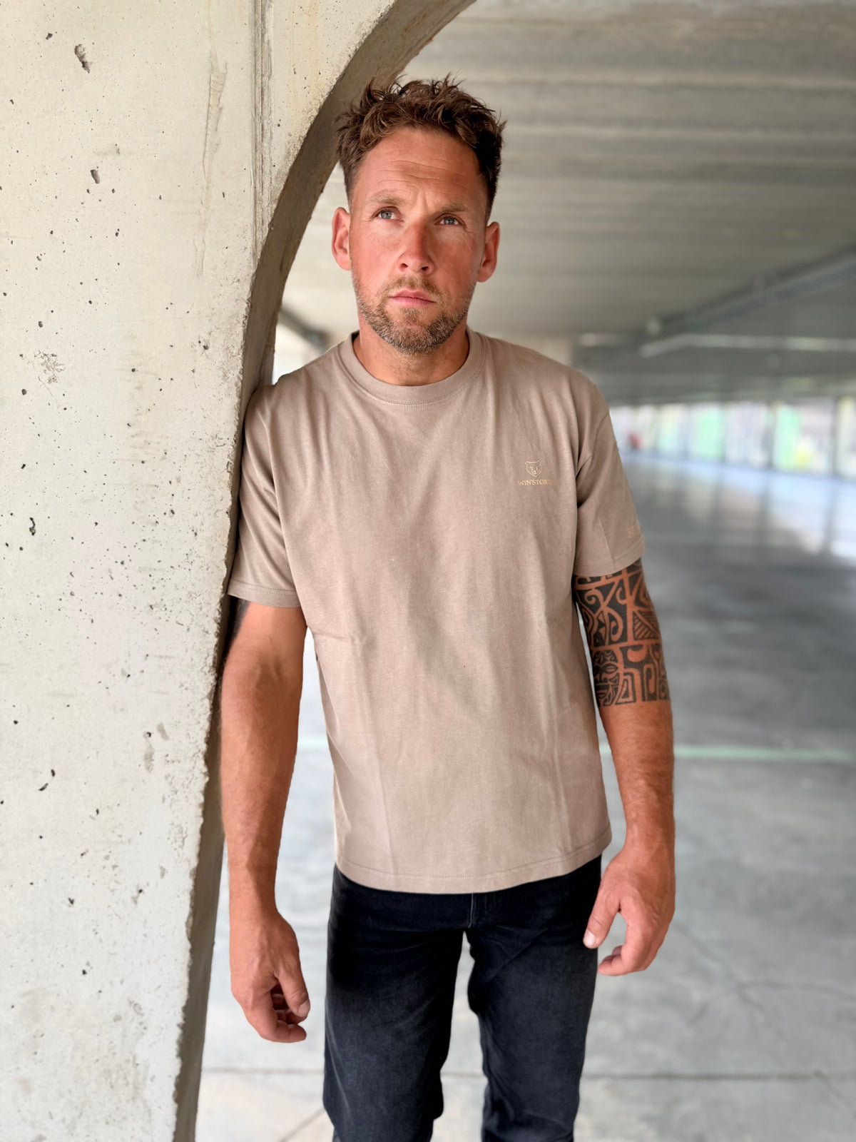 Tee-shirt Oversize Beige Élite