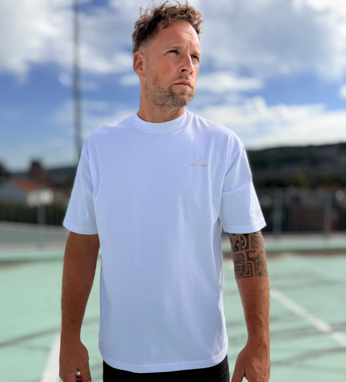 Tee-shirt Oversize Blanc Bloom