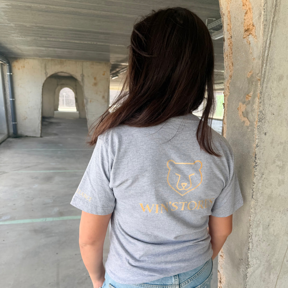 Tee-shirt Gris Signature