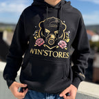 Hoodie Noir Bloom