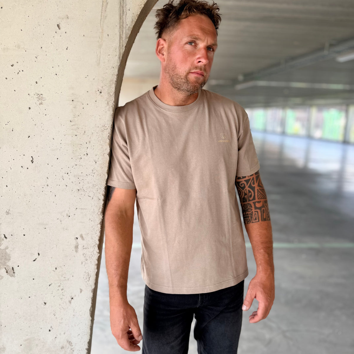 Tee-shirt Oversize Beige Élite