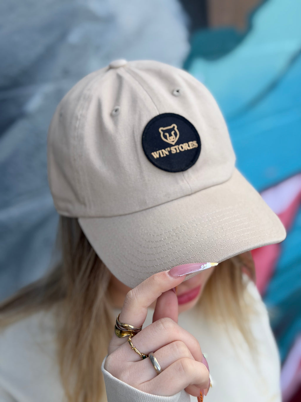 Casquettes Beige Win’Stores